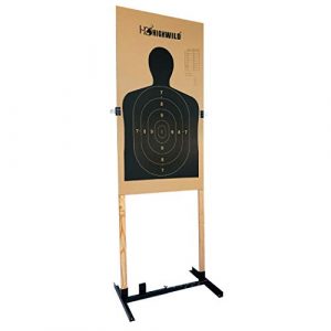 Highwild Cardboard Silhouette - H Adjustable Target Stand Base for Paper Shooting Targets