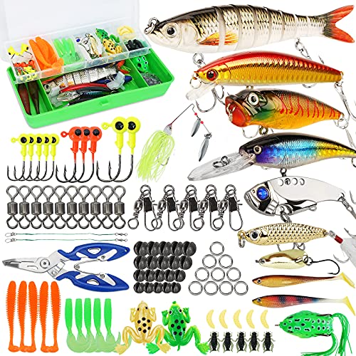 Fishing Lures Tackle Box Bass Fishing Kit