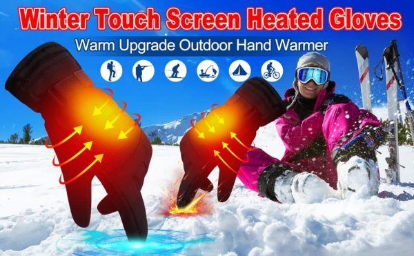 Autocastle Electric Battery Heated Gloves for Men and Women