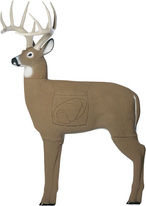 GlenDel Buck 3D Archery Target with Replaceable Insert Core