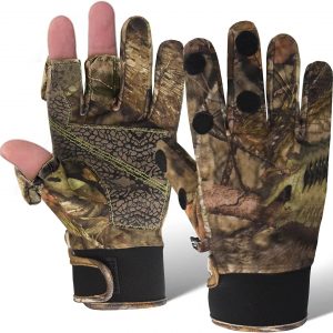 Camo Hunting Gloves Lightweight Pro Anti-Slip Shooting Gloves