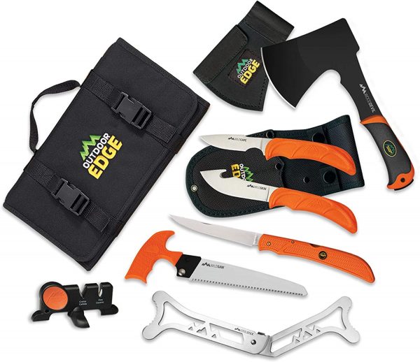 Outdoor Edge 9-Piece Hunting & Game Processing Knife Set