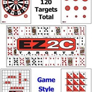 120-Pack Gun and Rifle Paper Targets for Shooting by EZ2C