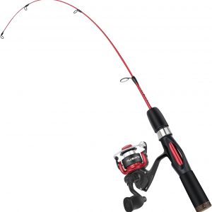 PLUSINNO Ultralight 26” Ice Fishing Rod and Reel Combo