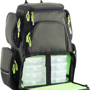 Seaknight Fishing Tackle Backpack Green-7.5L